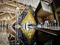 ببینید| نفوذ آب باران در موزه بزرگ مصر