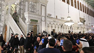 تصاویر مسجد اموی دمشق در سالگرد سقوط بشار اسد