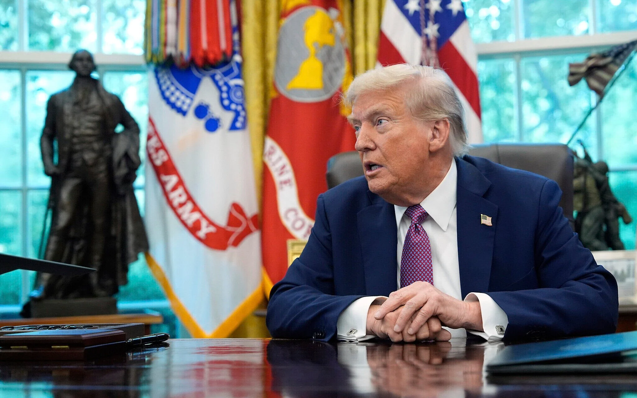 ادعای ترامپ: جنگ غزه را پایان دادیم و تهدید هستهای ایران را از میان بردیم ترامپ