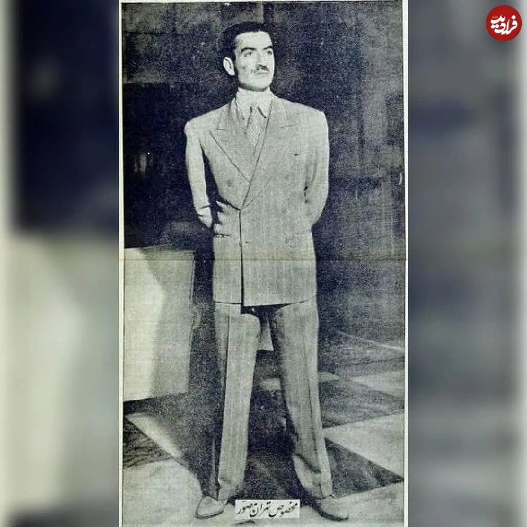 عکسی از محمدرضا شاه پهلوی با سبیل عکسی از محمدرضا شاه پهلوی با سبیل