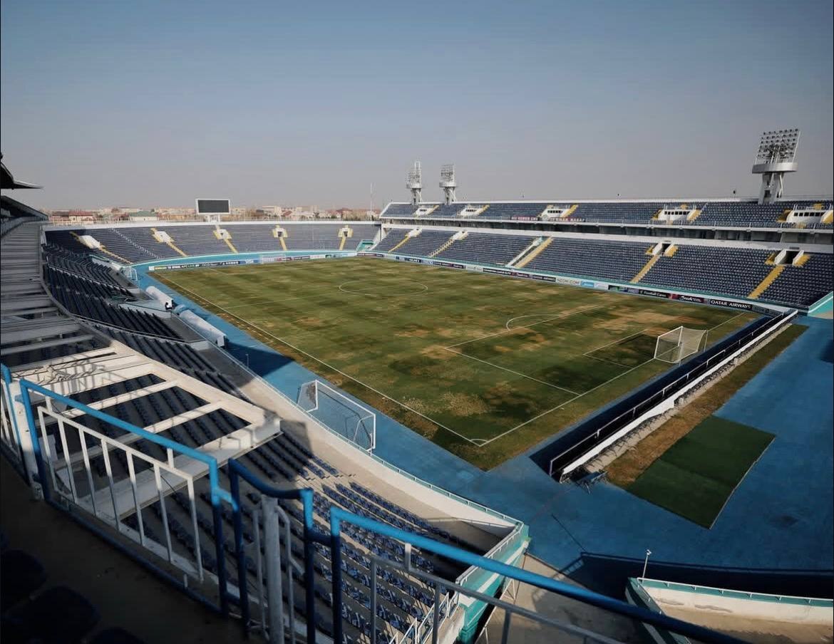 وضعیت عجیب چمن ورزشگاه خانگی نسف‌قرشی ازبکستان پیش از دیدار با تراکتور + عکس