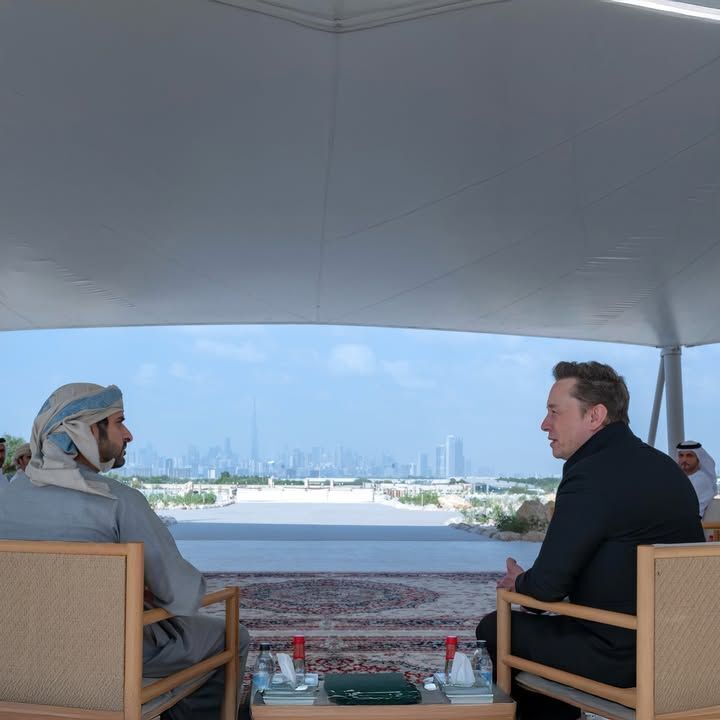 (عکس) سفر ایلان ماسک به دبی و دیدار با ولیعهد (عکس) سفر ایلان ماسک به دبی و دیدار با ولیعهد