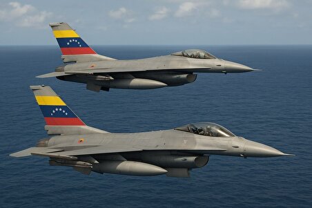 ببینید| مانور هوایی ونزوئلا با اف١۶ های آمریکایی برای ترساندن آمریکا!