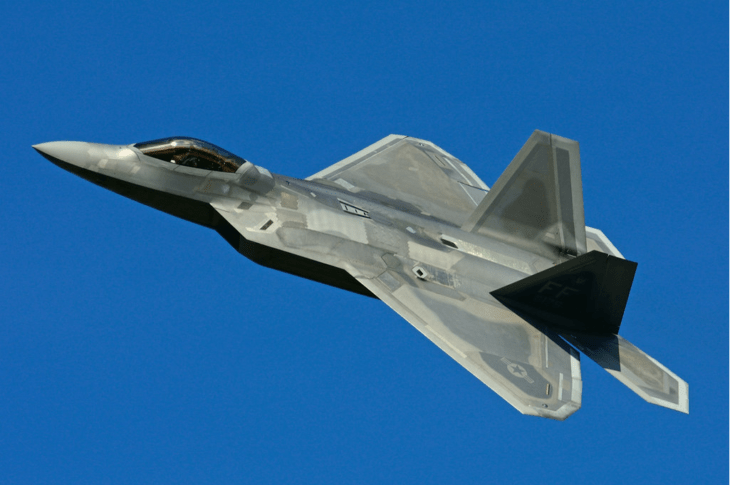 Lockheed Martin F-22A Raptor.
