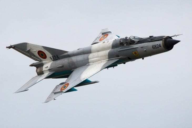Mig-21 at RIAT 2019 (in flight)