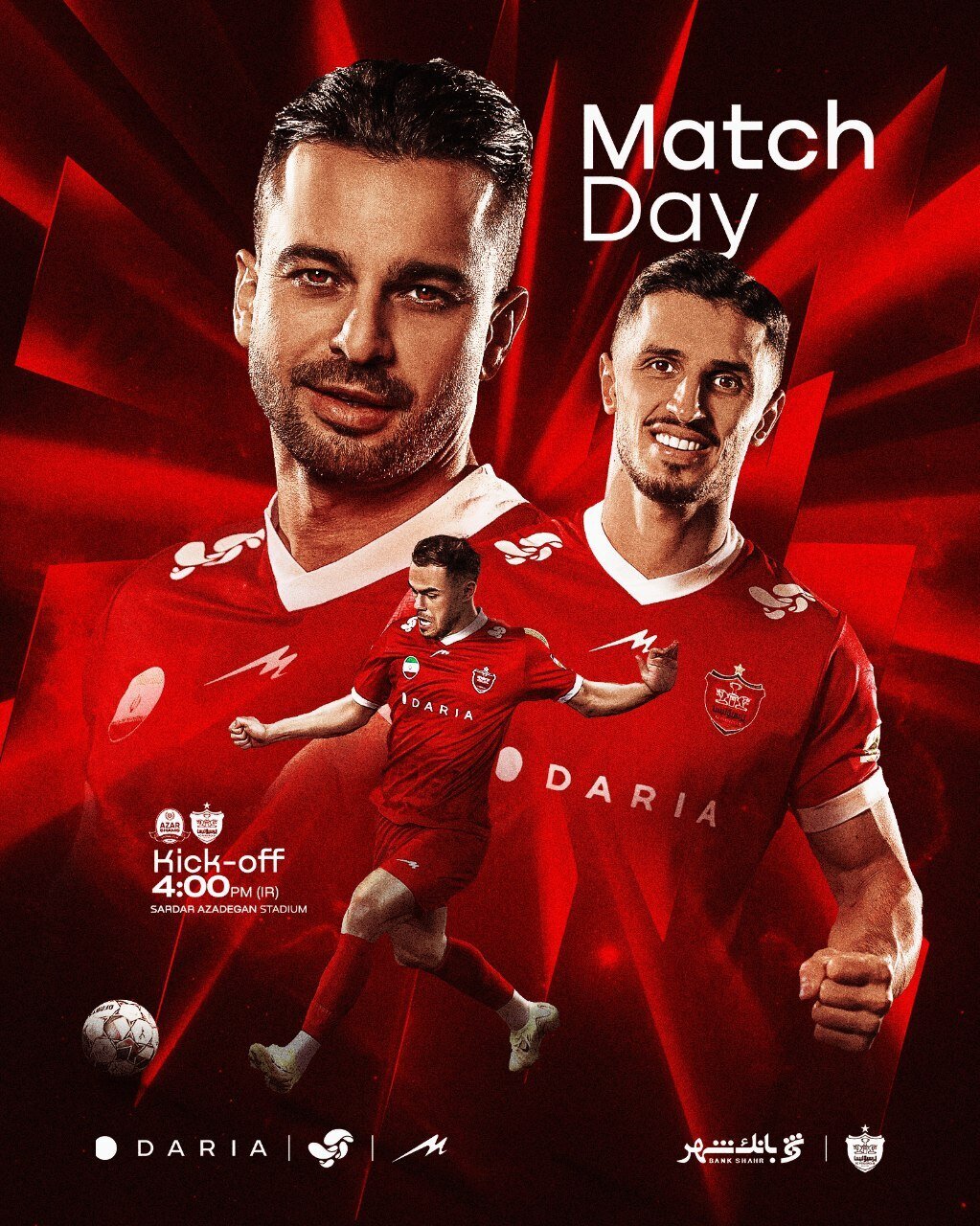 پوستر ویژه پرسپولیس برای دیدار با شمسآذر +عکس پوستر ویژه پرسپولیس