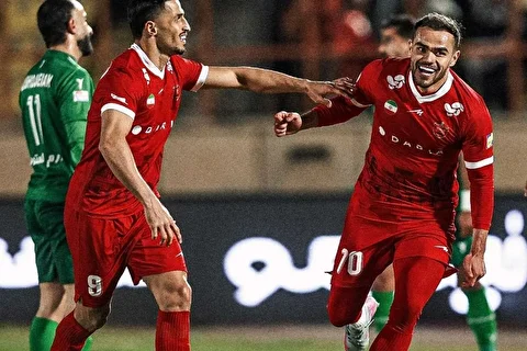 پرسپولیس با شکست شمس آذر به استقال دربی رفت