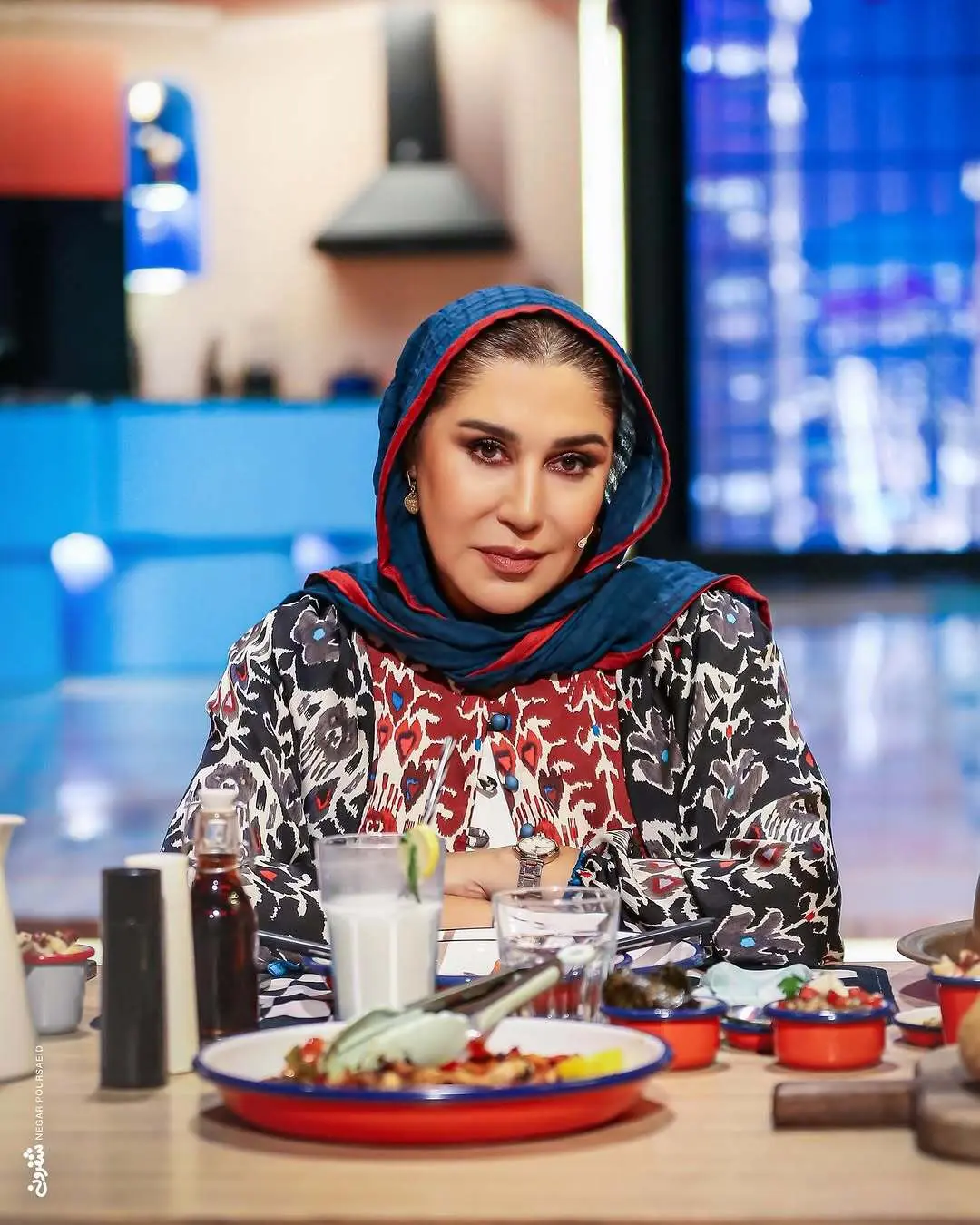 عکس| استایل پُر نقش و نگار نسیم ادبی