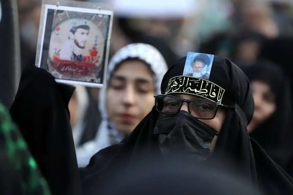 عکس| حضور سردار قاآنی در تجمع حجاب تهران