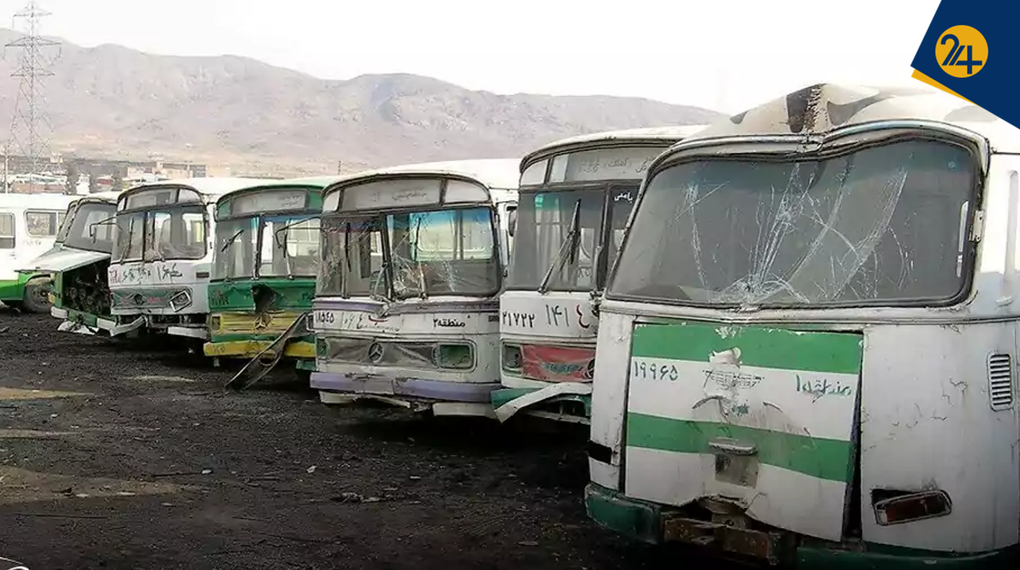 آلودگی هوا اتوبوس اسقاطی آلودگی هوا اتوبوس اسقاطی