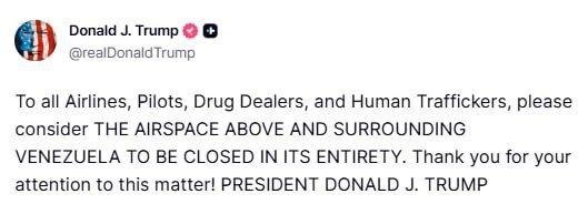 دستور مهم و تازه ترامپ درباره ونزوئلا دستور مهم و تازه ترامپ درباره ونزوئلا