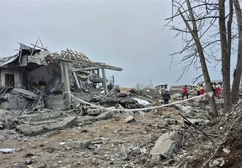  کشف پیکر ۲ شهید در عملیات آواربرداری روستای دستک کیاشهر