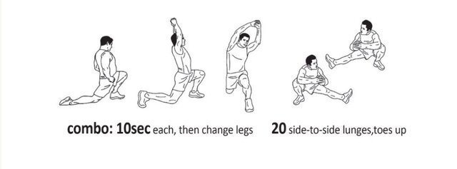 تمرینهای نشسته برای سرد کردن بدن