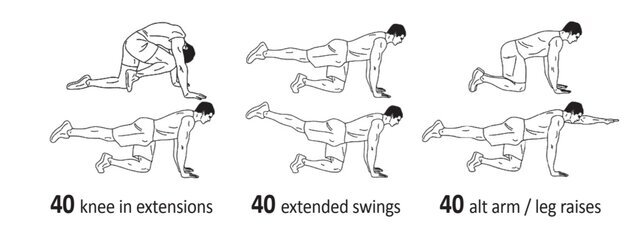 تمرینهای سرد کردن در خانه برای زانو