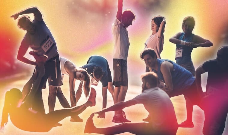 تمرینهای قبل و بعد از ورزش در خانه