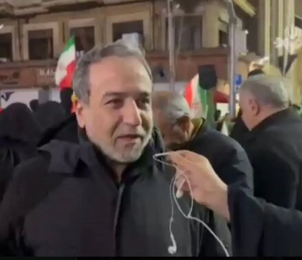 ببینید| عراقچی: برای روحیه گرفتن در جمع مردم حاضر شدم