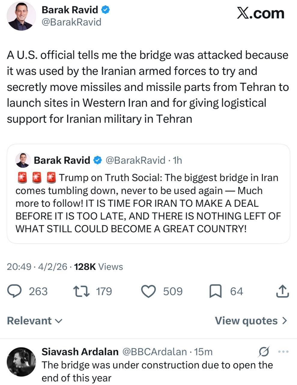 خبرنگار اکسیوس