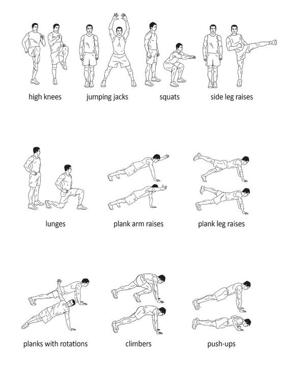ورزش در خانه؛ برنامه تمرینی برای آمادگی جسمانی