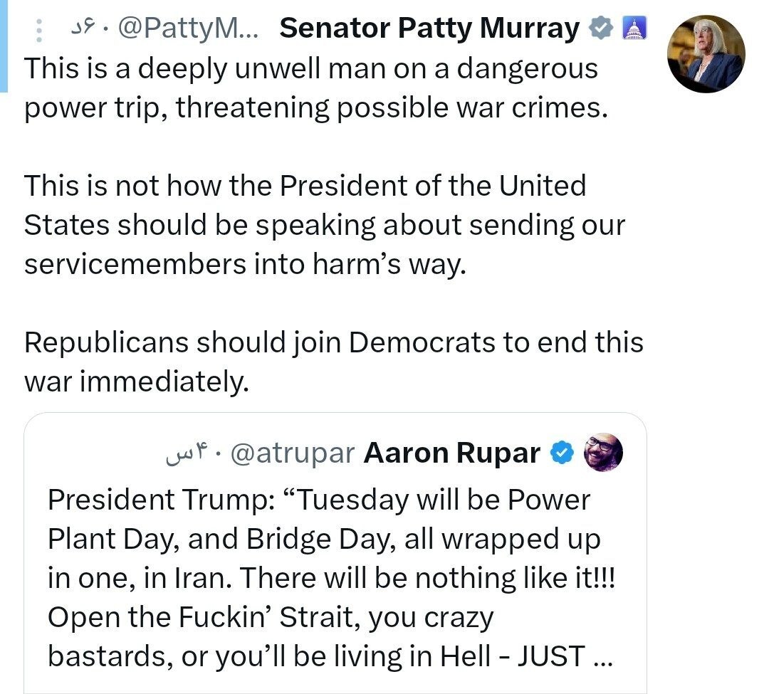 زنده از روز سی و هفتم جنگ | ️️انهدام C130 آمریکایی توسط یگان تکاوری فراجا | فرودگاه اهواز هدف قرار گرفت | واکنش‌های گسترده به تهدید دیوانه‌وار ترامپ