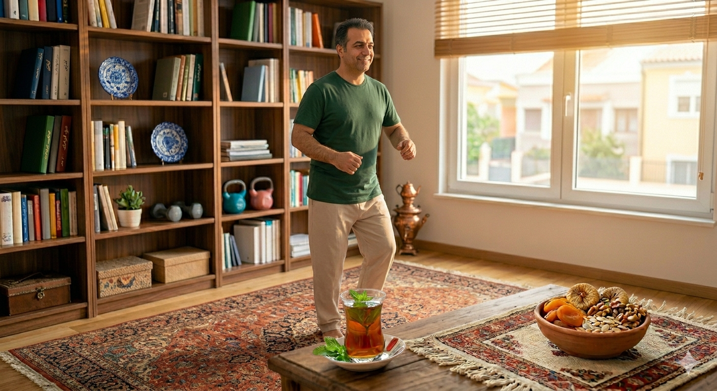 ورزش در خانه برای آمادگی کارهای روزانه