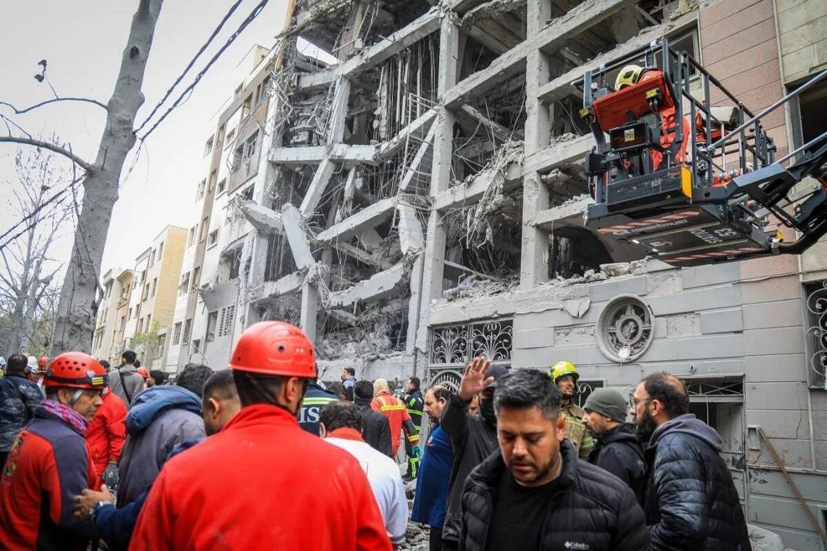 روایت اورژانس اجتماعی از بمباران منطقه مسکونی سعادت‌آباد