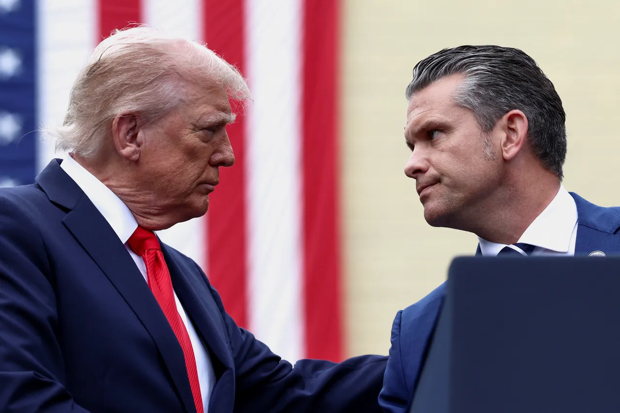 ترامپ و هگست