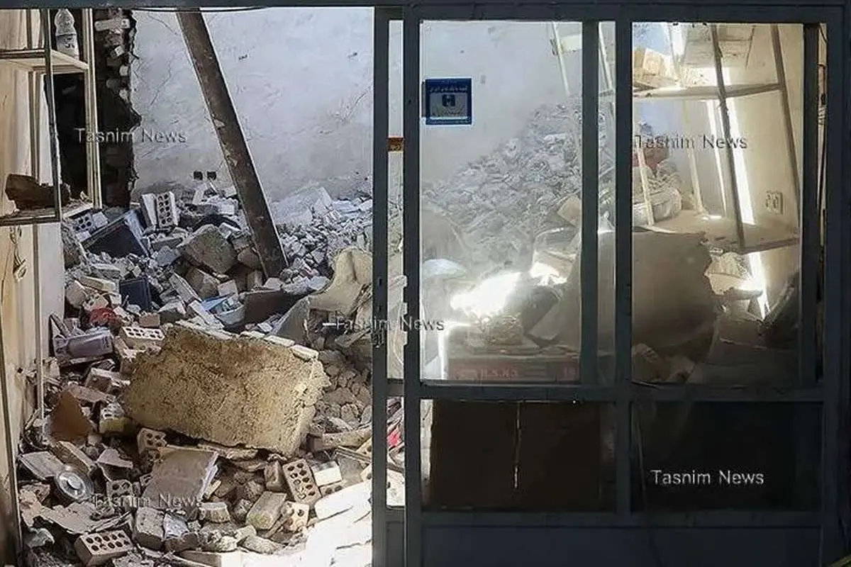 اصابت موشک تاماهاوکی که به بازار مولوی تهران