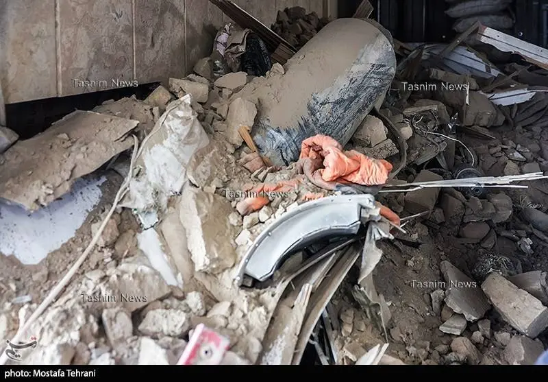 تصاویری از اصابت موشک تاماهاوکی که به بازار مولوی تهران