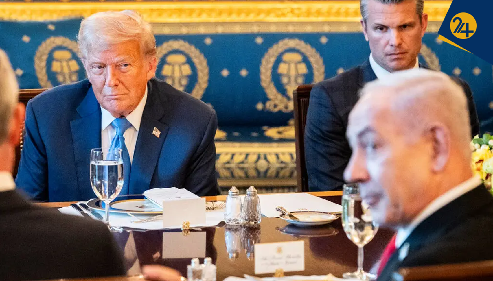 جلسه نتانیاهو و ترامپ در اتاق وضعیت