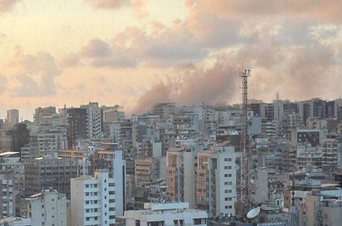 ببینید| حملات مجدد اسرائیل به بیروت