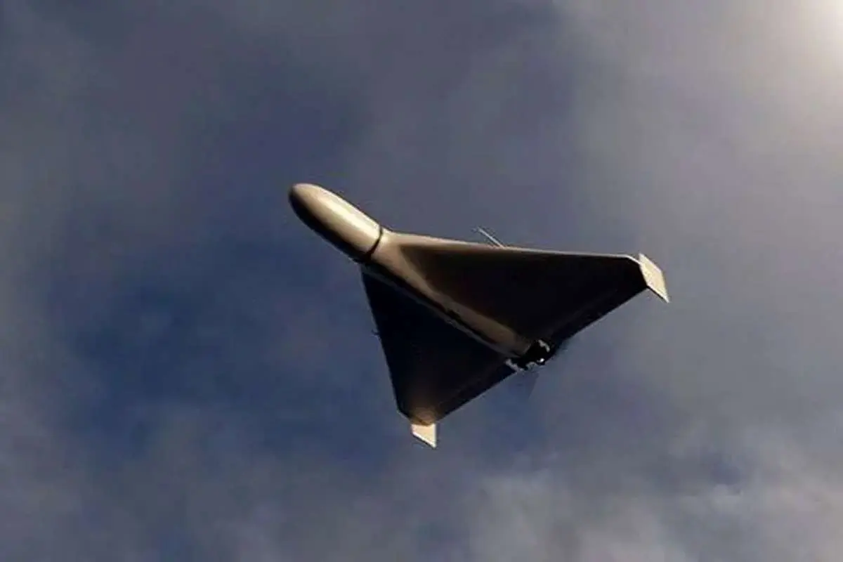 تصویری جالب از سر جنگی پهپاد شاهد ۱۳۶