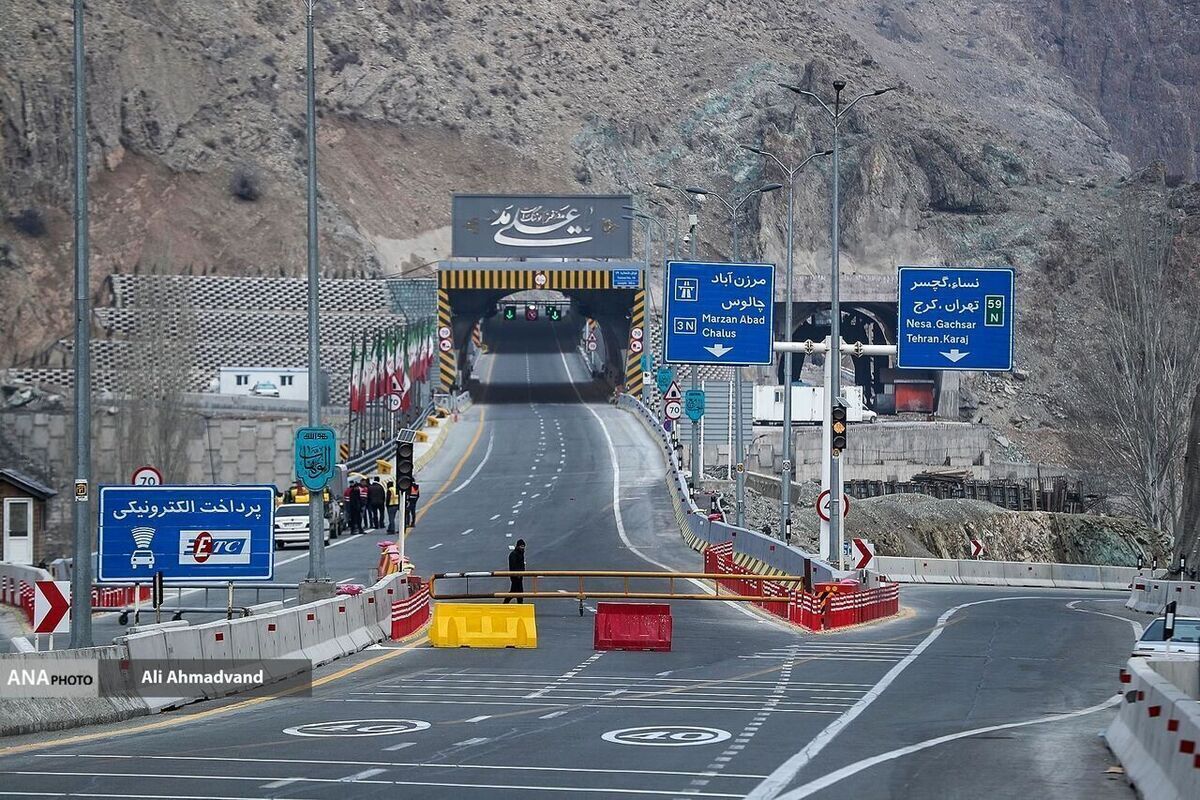 جاده چالوس یک‌طرفه شد