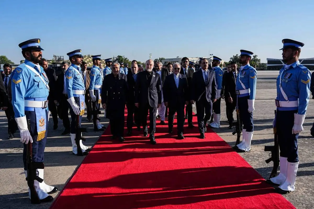 تصاویر| بدرقه قالیباف توسط ژنرال عاصم منیر