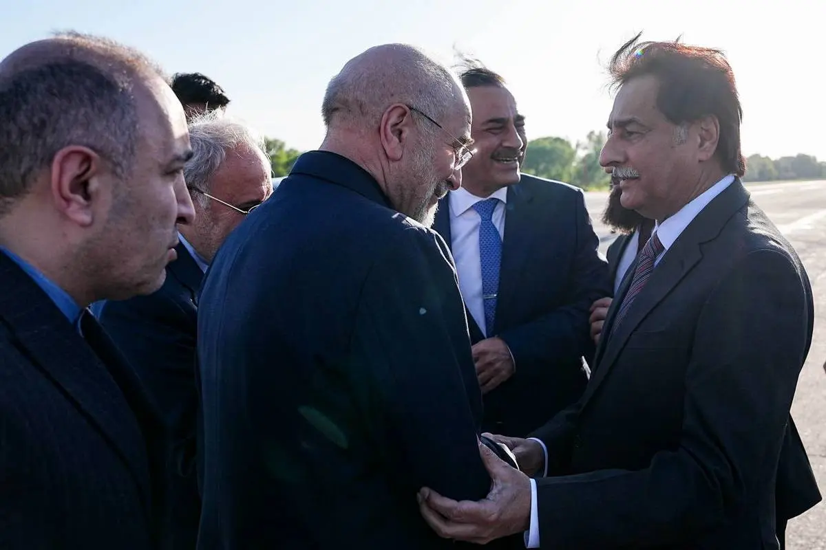 تصاویر| بدرقه قالیباف توسط ژنرال عاصم منیر