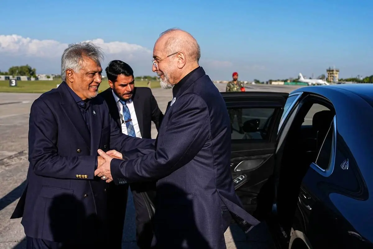 تصاویر| بدرقه قالیباف توسط ژنرال عاصم منیر