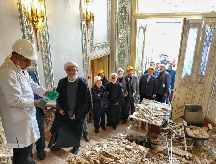 عکس | نمایندگان مجلس به کاخ سعدآباد رفتند