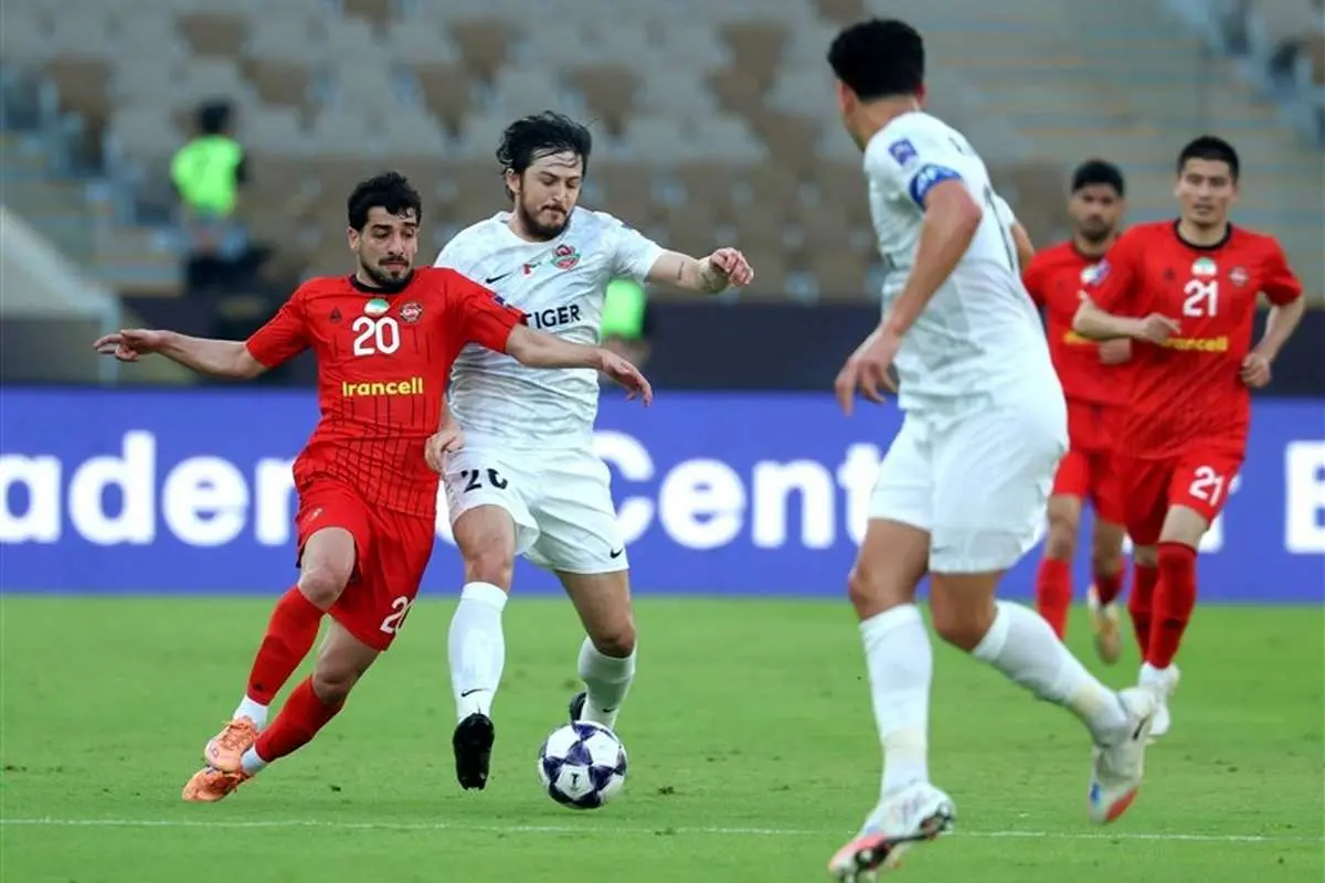 شکست سنگین تراکتور مقابل شباب الاهلی؛ اخراج بیرانوند و گلزنی عزت اللهی