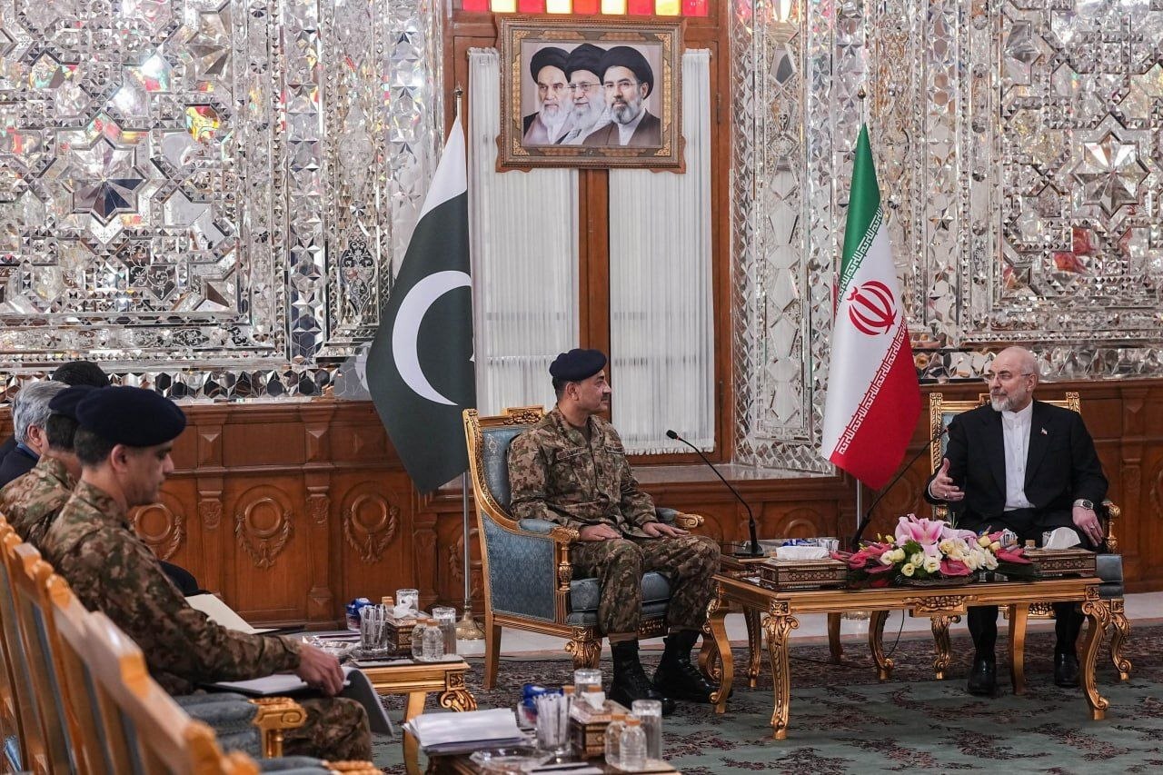 تصاویر | حاشیه‌های دیدار قالیباف با عاصم منیر