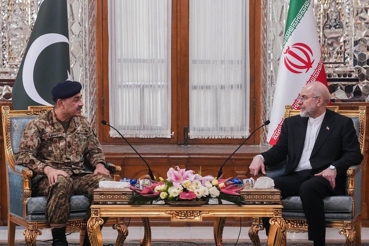 تصاویر | حاشیه‌های دیدار قالیباف با عاصم منیر