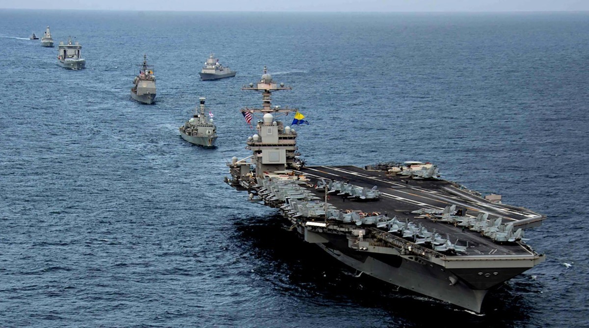 عقب‌نشینی ناو جرالد فورد آمریکا به آبهای یونان