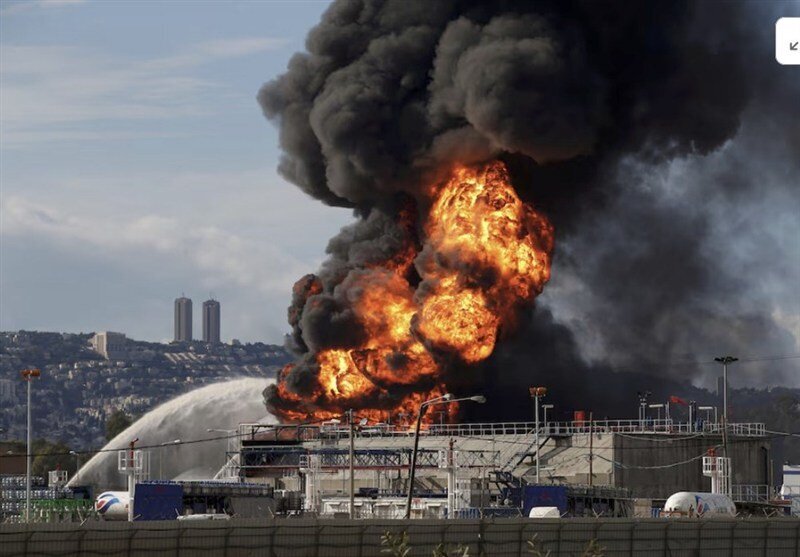 آتش‌سوزی در یک پالایشگاه آمریکا