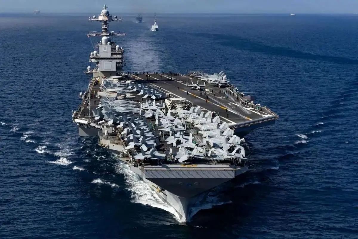 فوری| ناو هواپیمابر جرالد فورد از مدار خارج شد