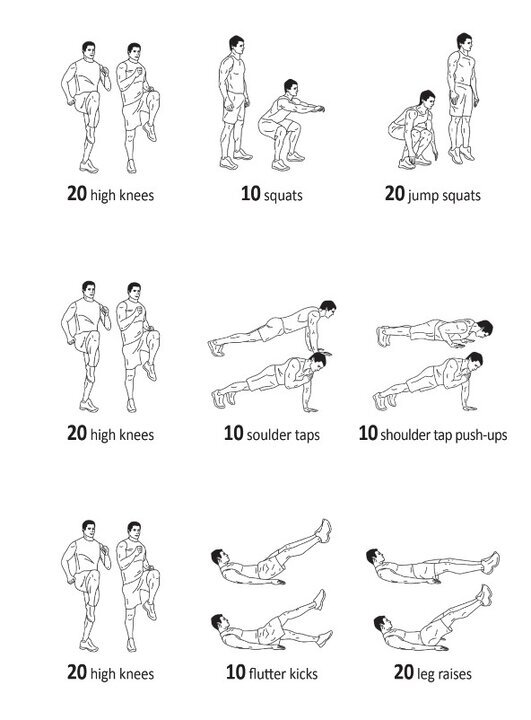 ورزش در خانه برای تناسب اندام