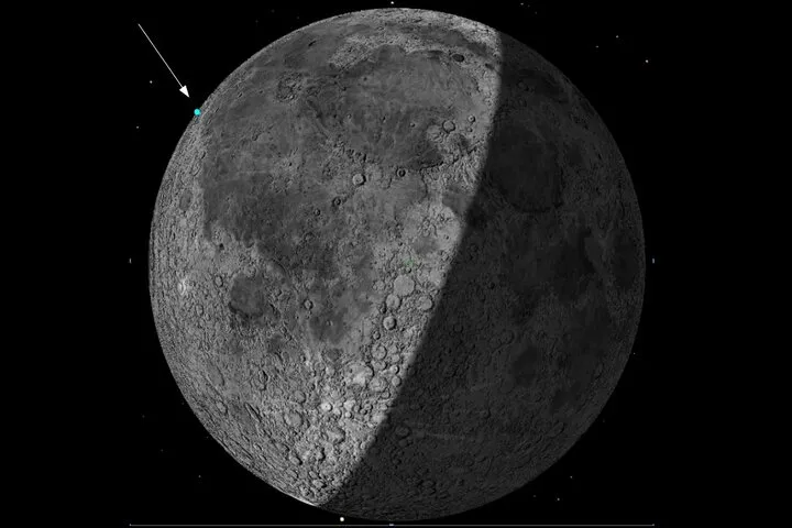 احتمال برخورد بقایای موشک اسپیس‌ایکس به ماه
