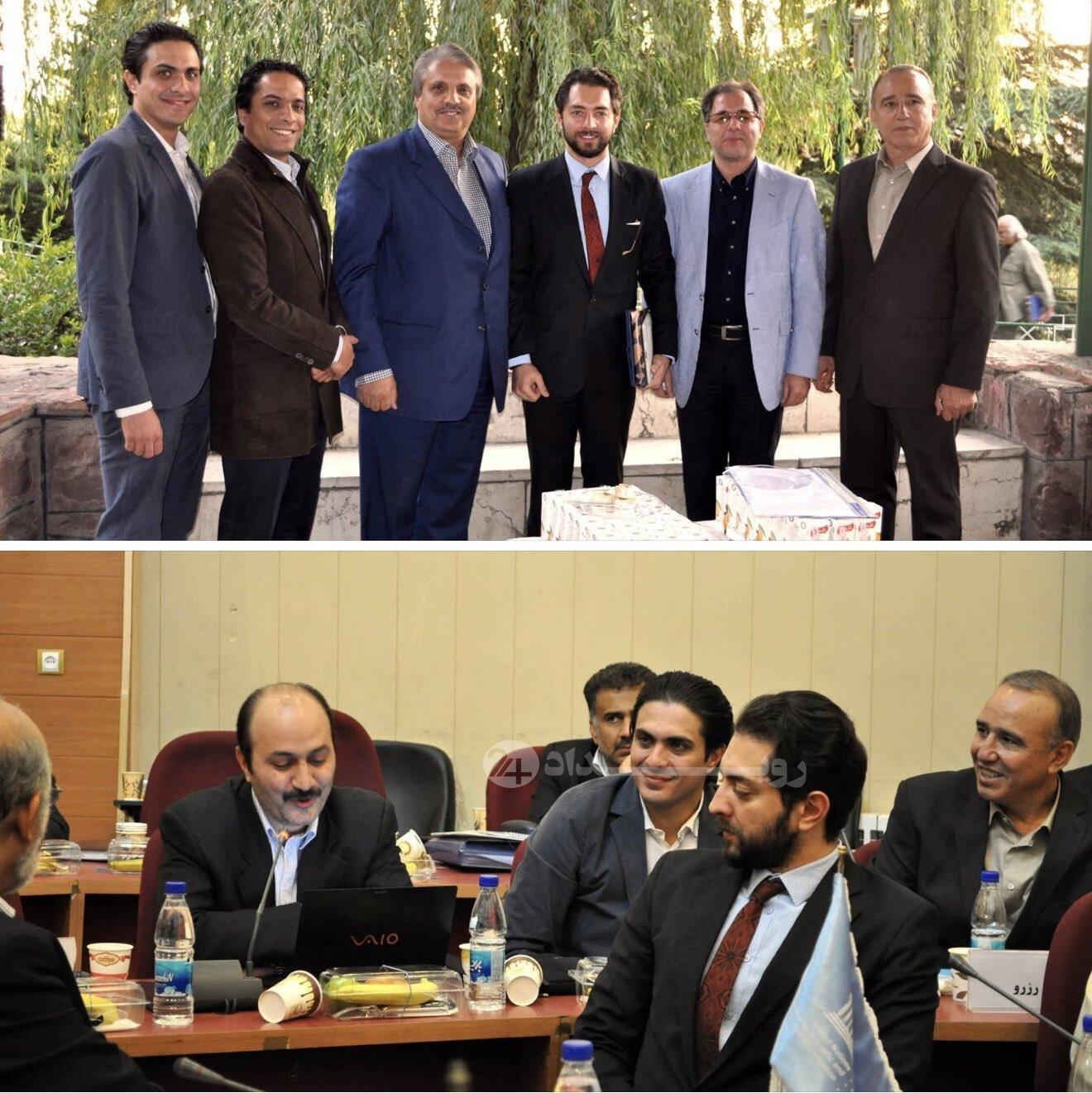 خانواده حسام علاالدین در کنار چهره هایی چون بهران رادان