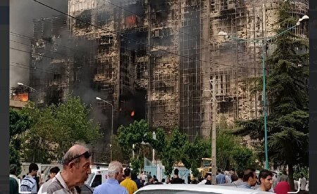 تصاویری از پاساژ ارغوان پس از حریق