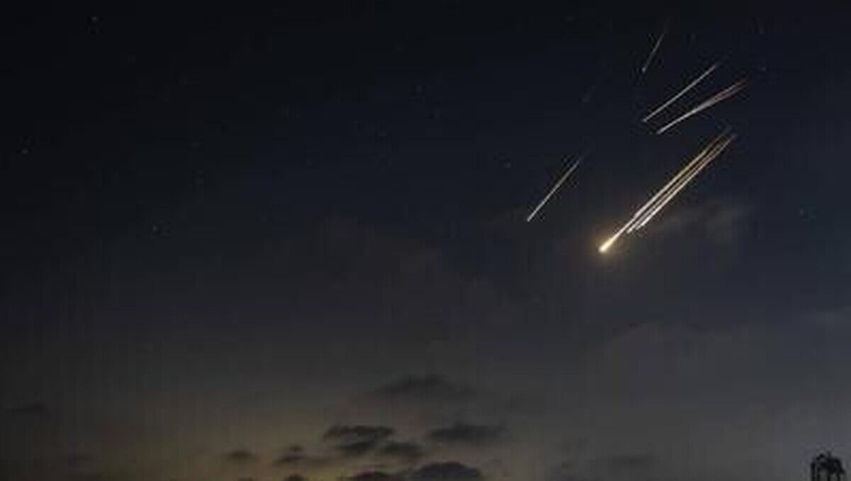 شلیک ممتد پدافند در غرب تهران