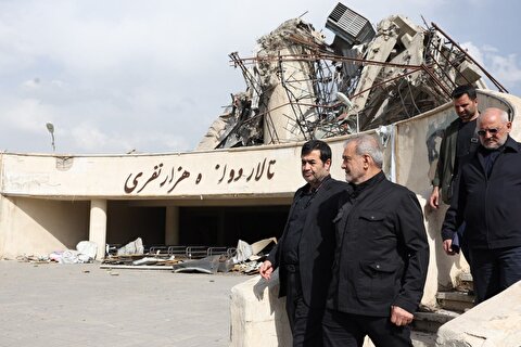 پزشکیان: هدف قرار دادن اماکن ورزشی نشان‌دهندۀ دشمنی با عزت و سربلندی ملت ایران است