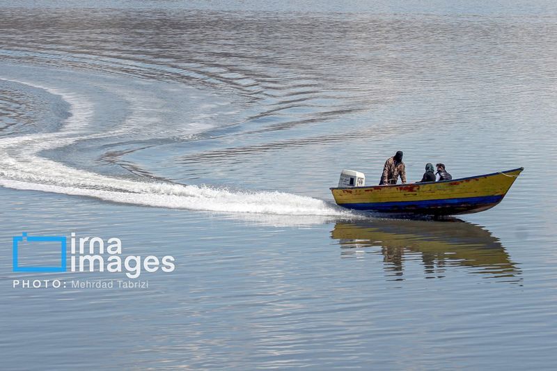 تصاویر| روزهای خوش دریاچه ارومیه