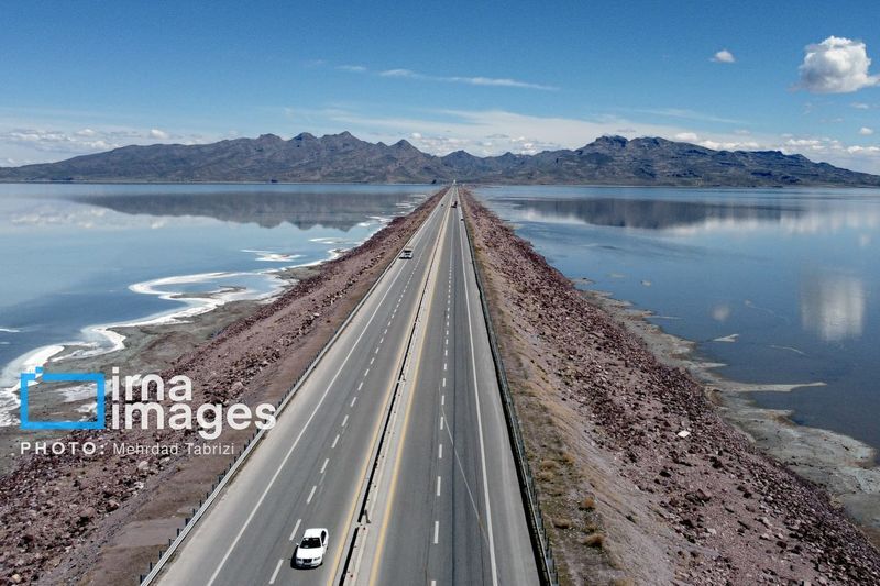 تصاویر| روزهای خوش دریاچه ارومیه